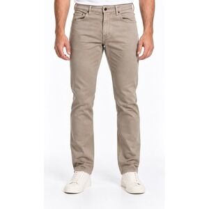 Rodd & Gunn Men's Slim Fit Jeans 40L 40x33 Beige Khaki Stretch Denim 5 Pocket